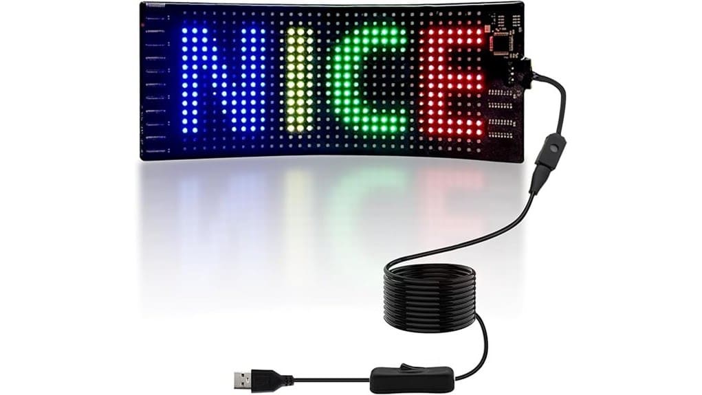 programmable led scrolling sign