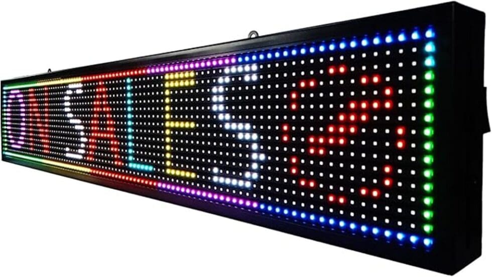KL P10 Programmable LED Sign Review | Letter Kits
