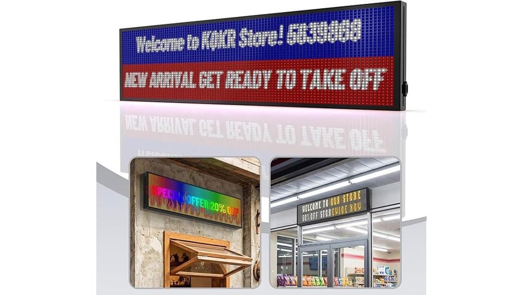 programmable led sign review
