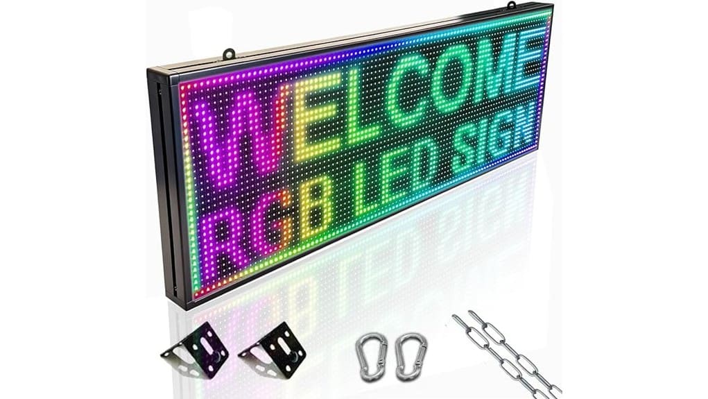 programmable p10 led signage