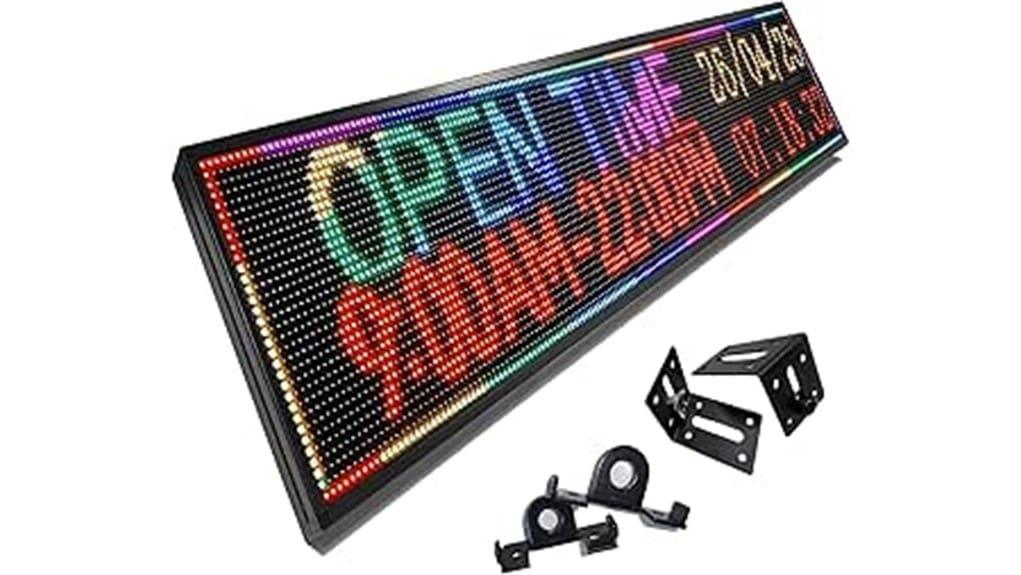 programmable p10 outdoor led sign