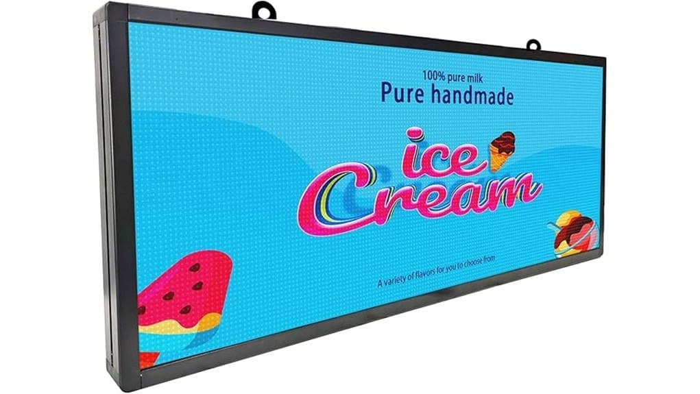 programmable p6 40 17 led sign