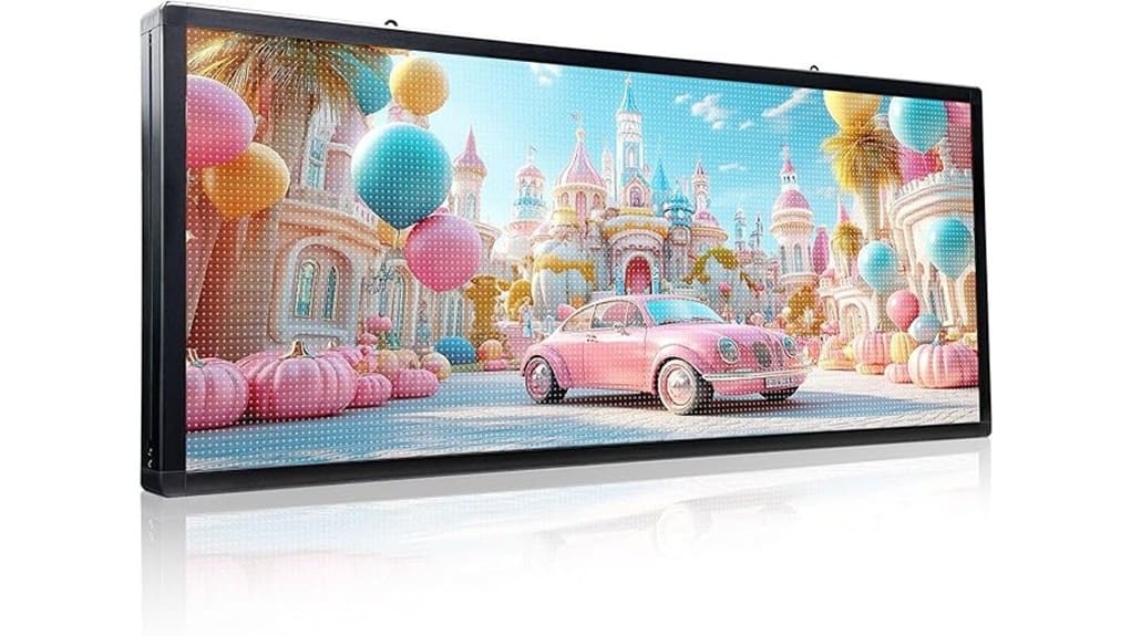 programmable p6 led sign