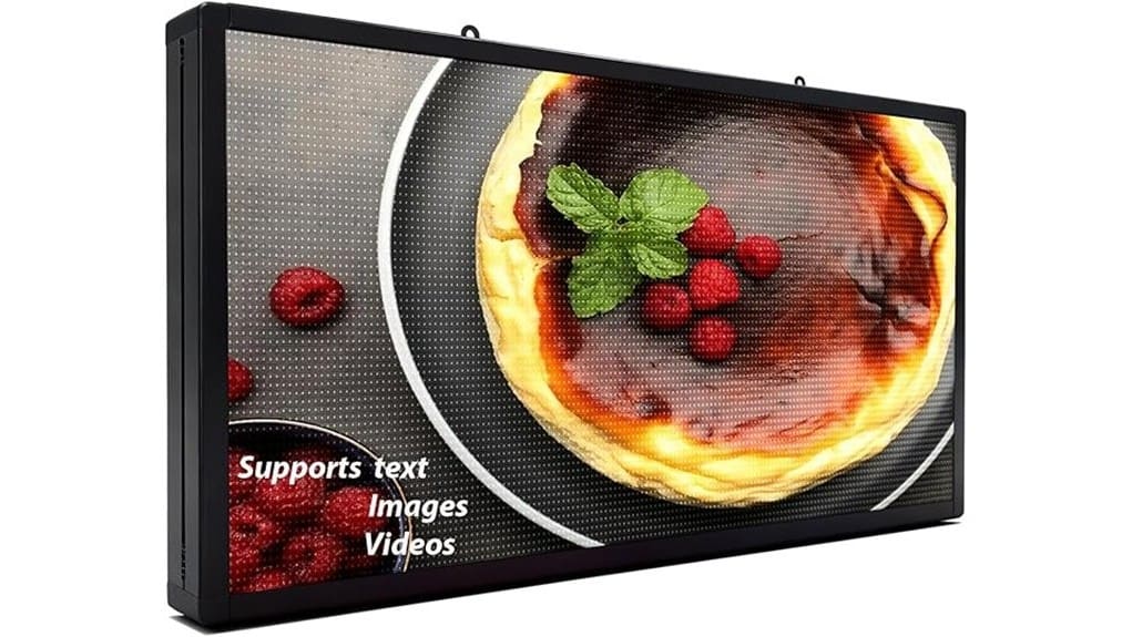 programmable p6 led sign