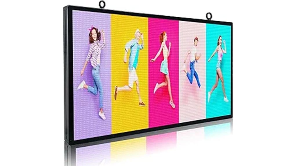 programmable p6 outdoor led display