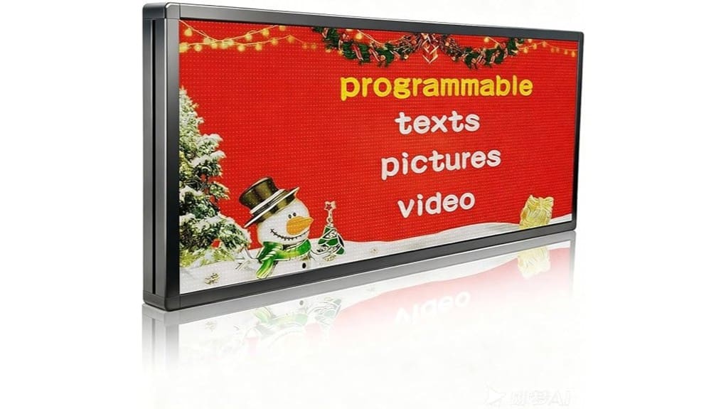 programmable scrolling led sign