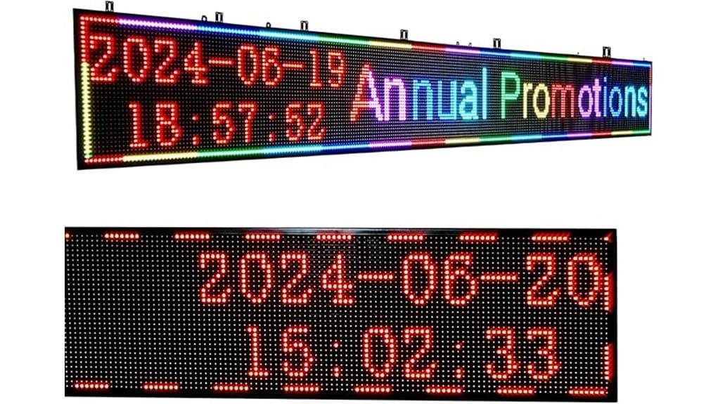 programmable xsgd p10 ledsign