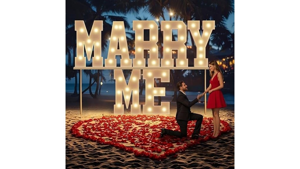 romantic illuminated marriage proposal letters