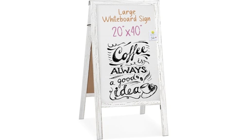 simple portable sturdy sidewalk sign
