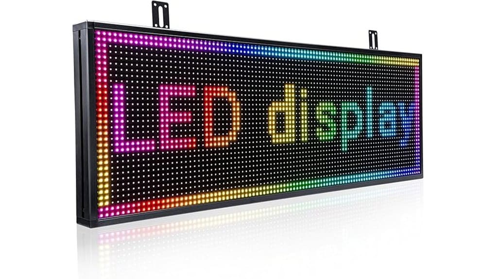 sports focused digital ticker display