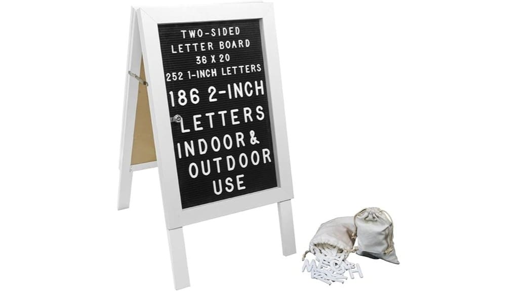 sturdy folding a frame sign