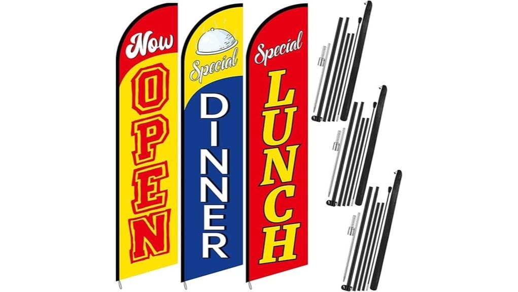 three 15ft sets open