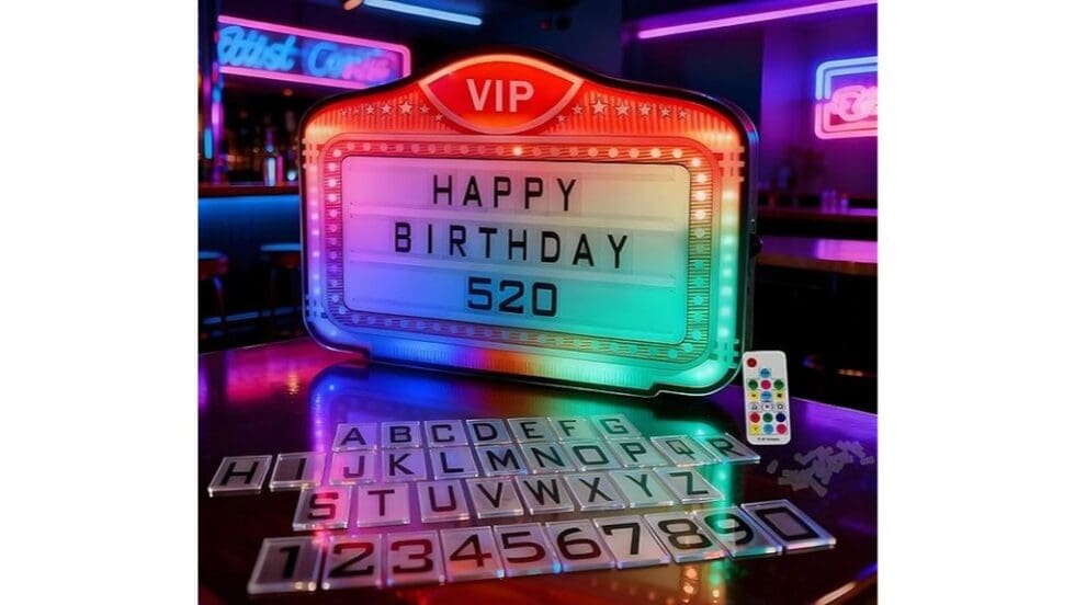 Bottle Service Sign VIP LED Letter Bottle Presenter Review | Letter Kits