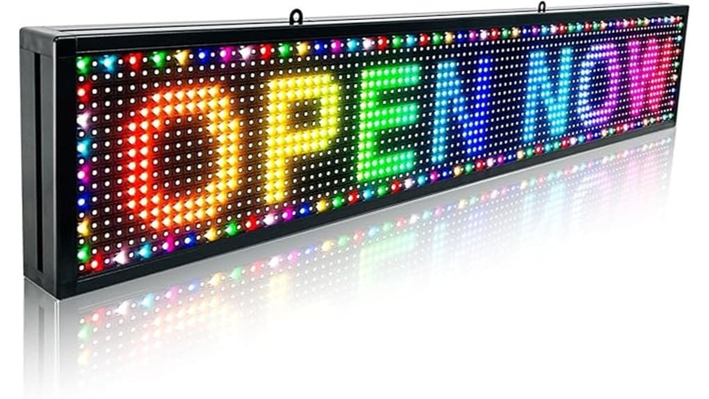 waterproof programmable led sign