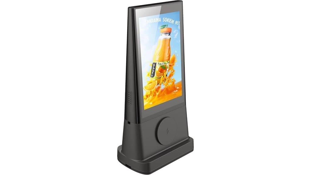 weads digital table tent