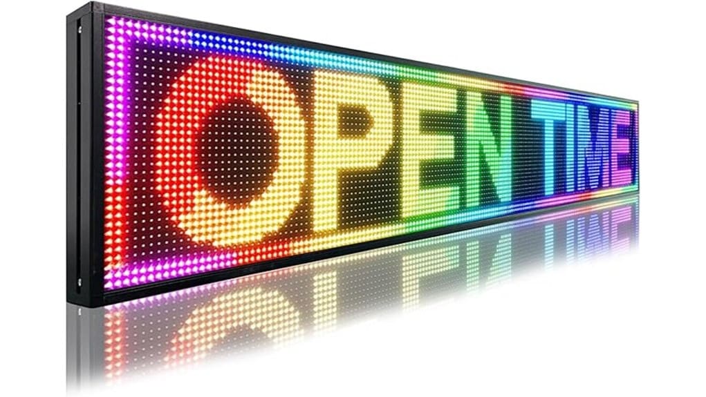 wifi usb programmable led sign
