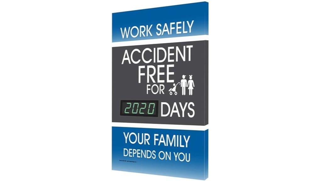 workplace safety record x days